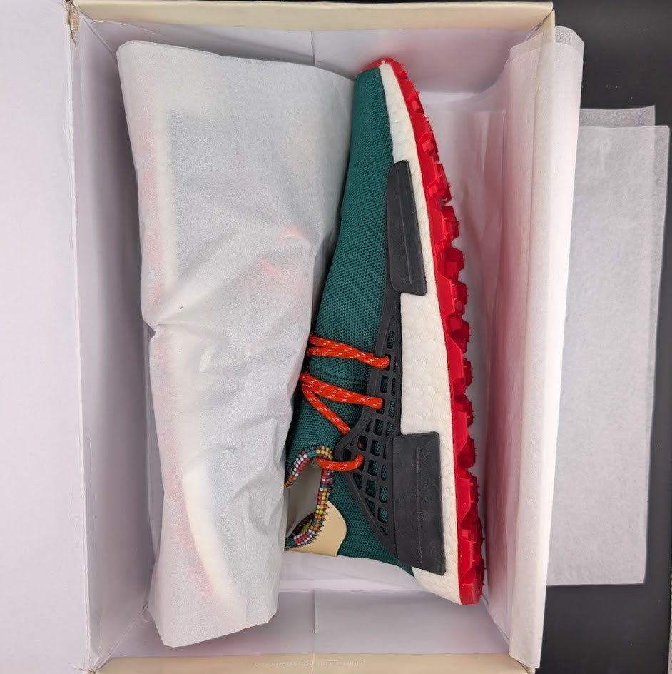 RARE** adidas x Pharrell Williams Solar HU NMD Green ~ EE7584 ~ Men's US 10.5 adidas