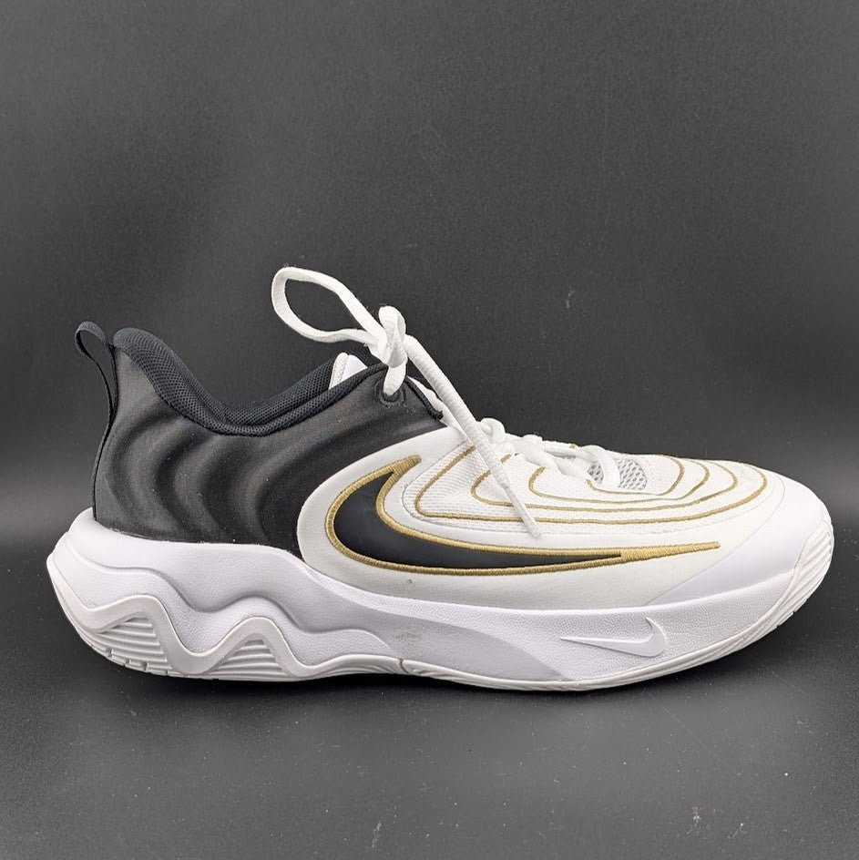 Nike Kids 7/Wos 8.5 Giannis Immortality Basketball Shoes White Gold FZ6734-100 Nike