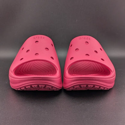 Crocs BAE Slides Slip On Platform Sandals/Slide DRAGON FRUIT PINK w Sz. 7 - NEW Crocs