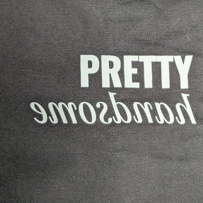 Wildfang Sweatshirt~Womens Oversized Size Medium Black Nonbinary Pretty Handsome Wildfang
