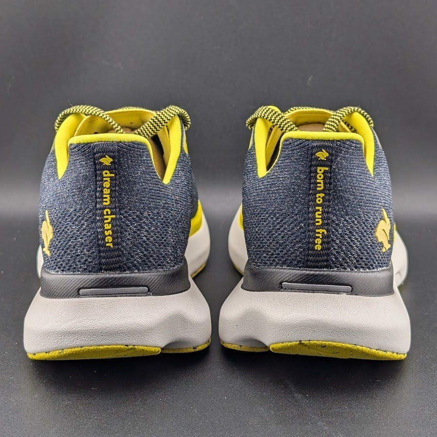 Rabbit Mens Sz 10.5 Dream Chaser Running Shoes Navy/Yellow Sneakers MSRP  $196 Rabbit