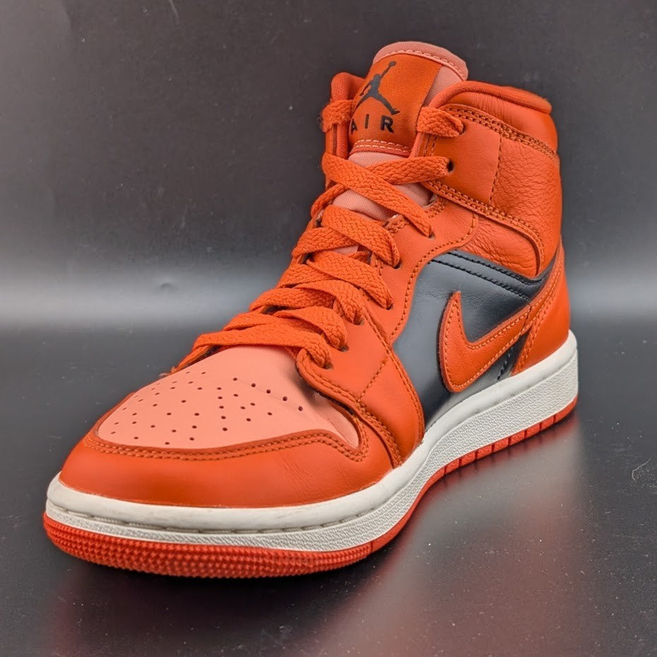 Nike Air Jordan 1 Mid SE Rush Orange Crimson Bliss DM3381-600 Women's 7 Jordan