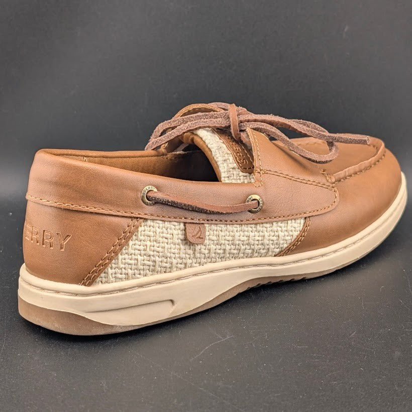 Sperry Women's Size US 8 / EU 39 Whalefish Tan Leather Boat Shoes ~ MSRP $125 SPERRY