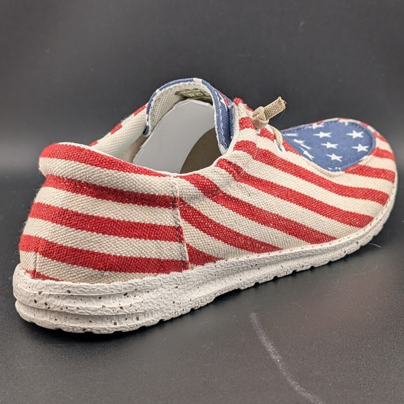 Celebrate USA 250💥 Roper Women's Sz 9 Hang Loose Slip-On Causal Shoes - Moc Toe Roper