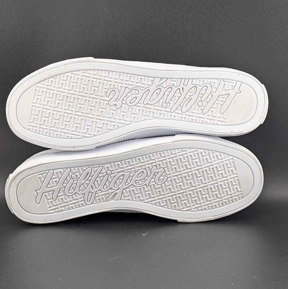 Tommy Hilfiger Womens Size 7.5 TWLIGHTZ White Synthetic Lifestyle Sneakers Shoes Tommy Hilfiger