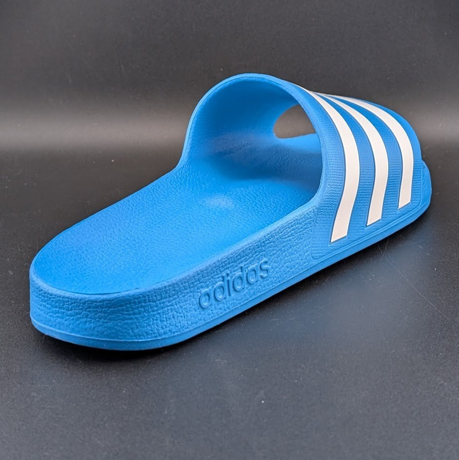 Adidas FY8047 Solar Blue Adilette Aqua Slide Sandals NWT **FREE SHIPPING adidas
