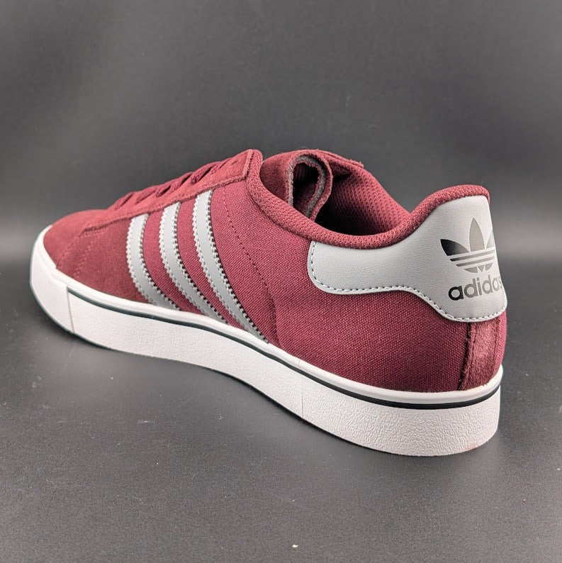 adidas Men's Size 11 / Wo's 12 Campus Vulc Shadow Red Grey~Canvas & Suede IF9286 adidas