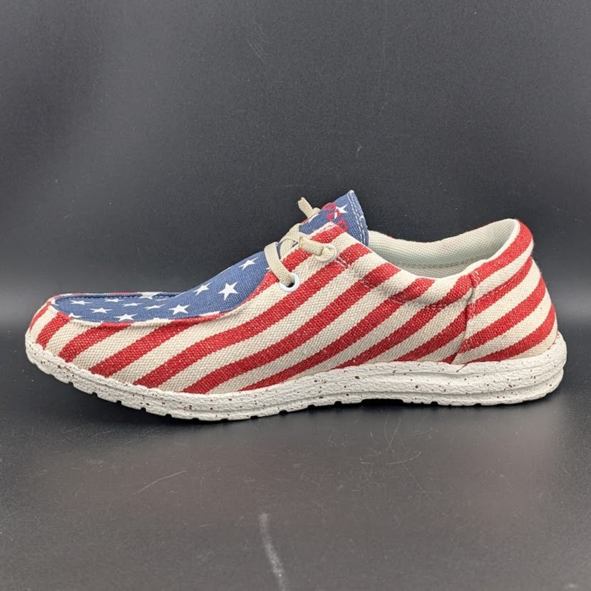 Celebrate USA 250💥 Roper Women's Sz 9 Hang Loose Slip-On Causal Shoes - Moc Toe Roper