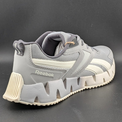 NIB Reebok Zig Vector Mens Shoes Lt Grey/Med Grey/Natural Men's Sizes 8 & 10M Reebok