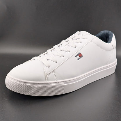 Tommy Hilfiger Men's Size 10M Brecon Cup Sole White Sneakers Tommy Hilfiger
