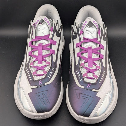 Men's Size 10 Puma Scoot Zeros II Sterling Low Basketball Shoes 311351-01 PUMA