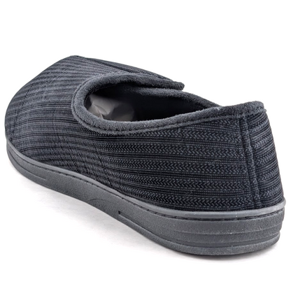 Mens Sz 11 Memory Foam Diabetic Slippers Comfy Warm Plush Fleece Arthritis Edema Longbay