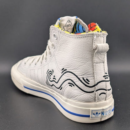 Adidas Nizza/Keith Haring "Pop Art" Leather Hitop ~Mens Sz 7/Wos Sz 8 | EE9297 adidas