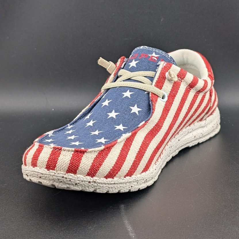 Celebrate USA 250💥 Roper Women's Sz 9 Hang Loose Slip-On Causal Shoes - Moc Toe Roper
