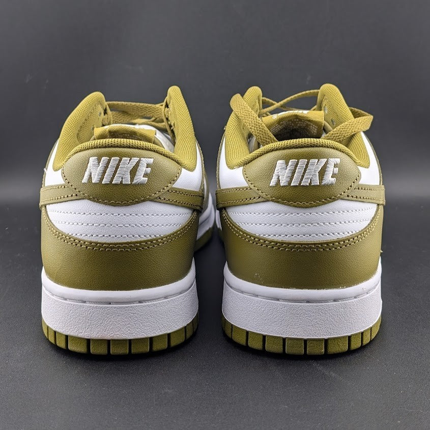 Nike Men's Size 13 Dunk Low Retro White Pacific Moss DV0833-105 Leather Sneaker Nike
