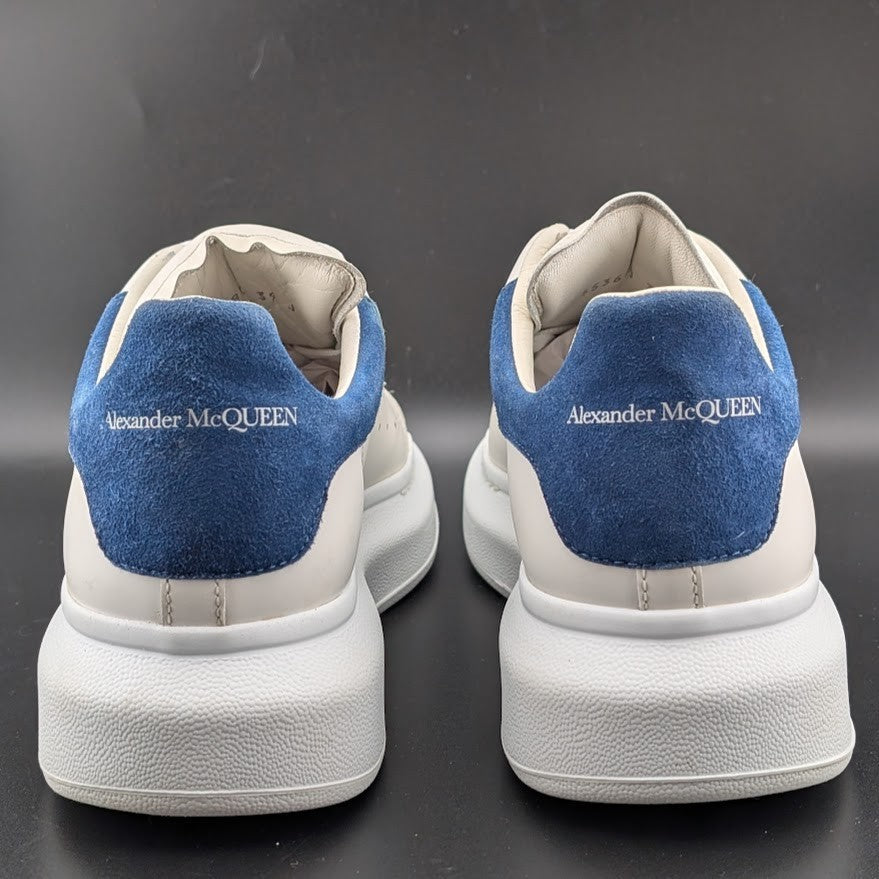 Alexander McQueen Oversized Paris Blue Leather Sneakers - Womens Size 8/Mens 6.5 Alexander McQueen