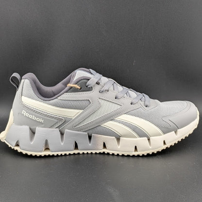 NIB Reebok Zig Vector Mens Shoes Lt Grey/Med Grey/Natural Men's Sizes 8 & 10M Reebok