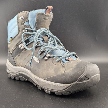 Keen Women's Size 8-Revel IV Mid Polar W Leather Hiking Boot-Grey/Slate 1023629 Keen
