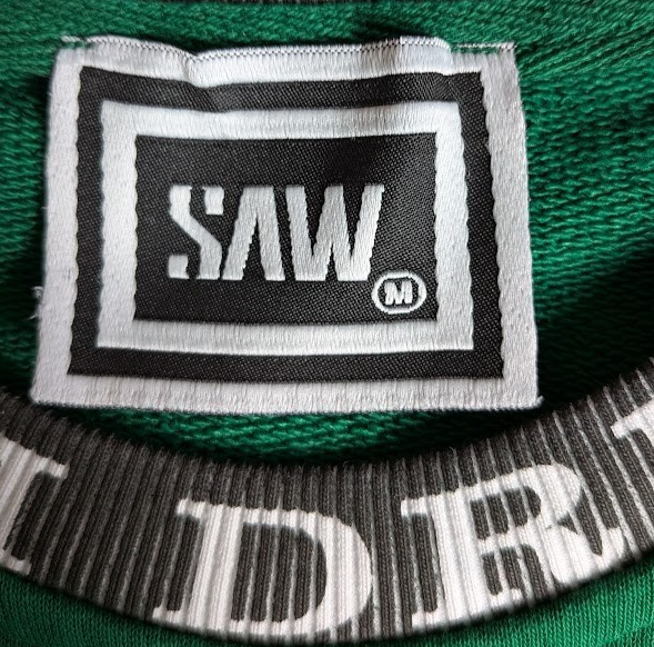 Saw Couture Clothing Men's Size Medium~Green "I'm Drippin On Racks" Sweatshirt SAW Couture Clothing