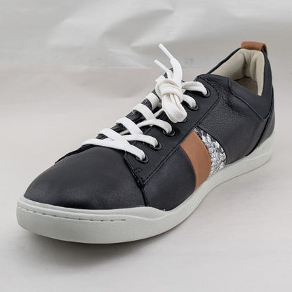 Softwalk Women's Size 11  Athens S2051-024 Black Leather Lifestyle Sneakers SoftWalk
