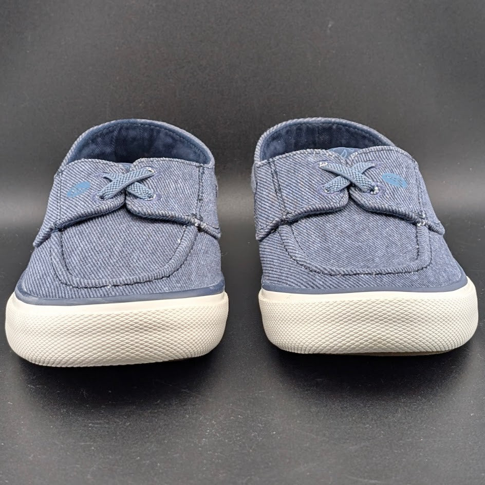 Sperry Women's Size 6 Wide Width ~ Pier Wave Navy Canvas Sneakers STS88787 Sperry