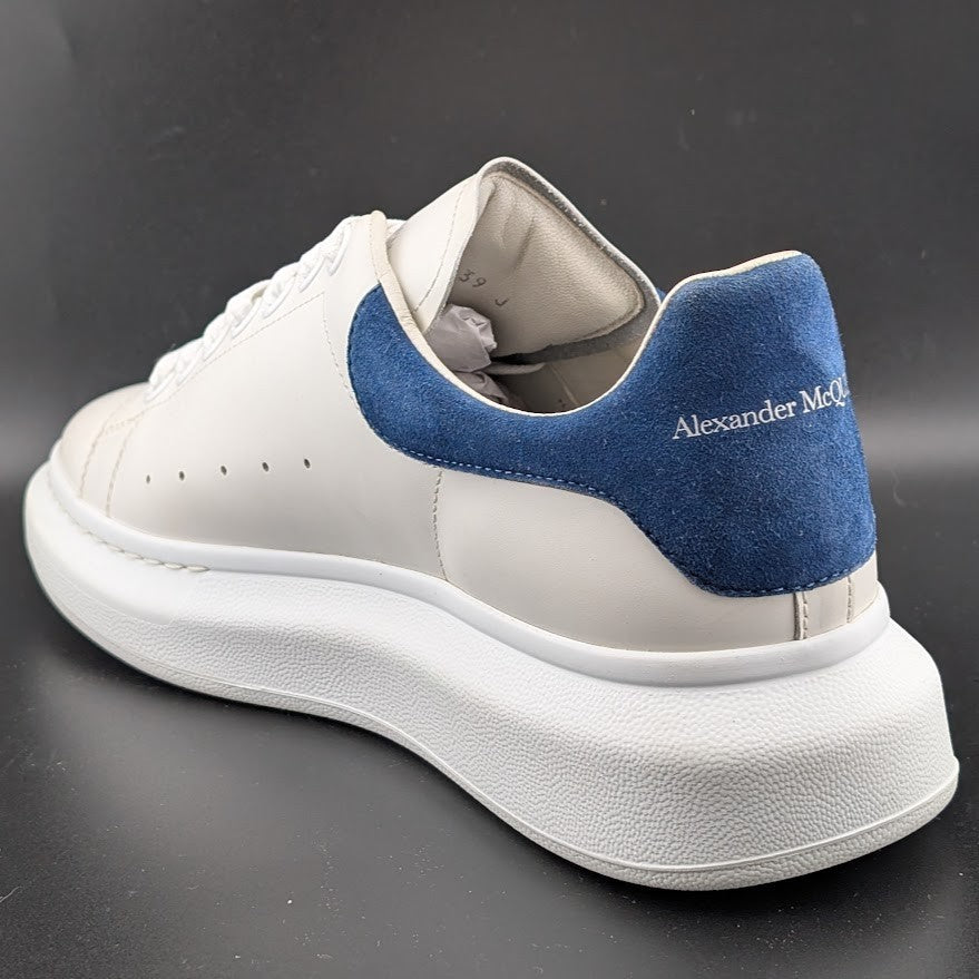 Alexander McQueen Oversized Paris Blue Leather Sneakers - Womens Size 8/Mens 6.5 Alexander McQueen
