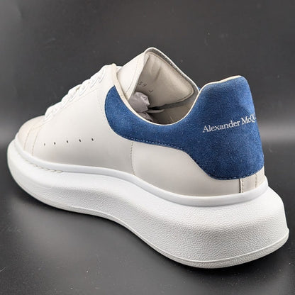 Alexander McQueen Oversized Paris Blue Leather Sneakers - Womens Size 8/Mens 6.5 Alexander McQueen