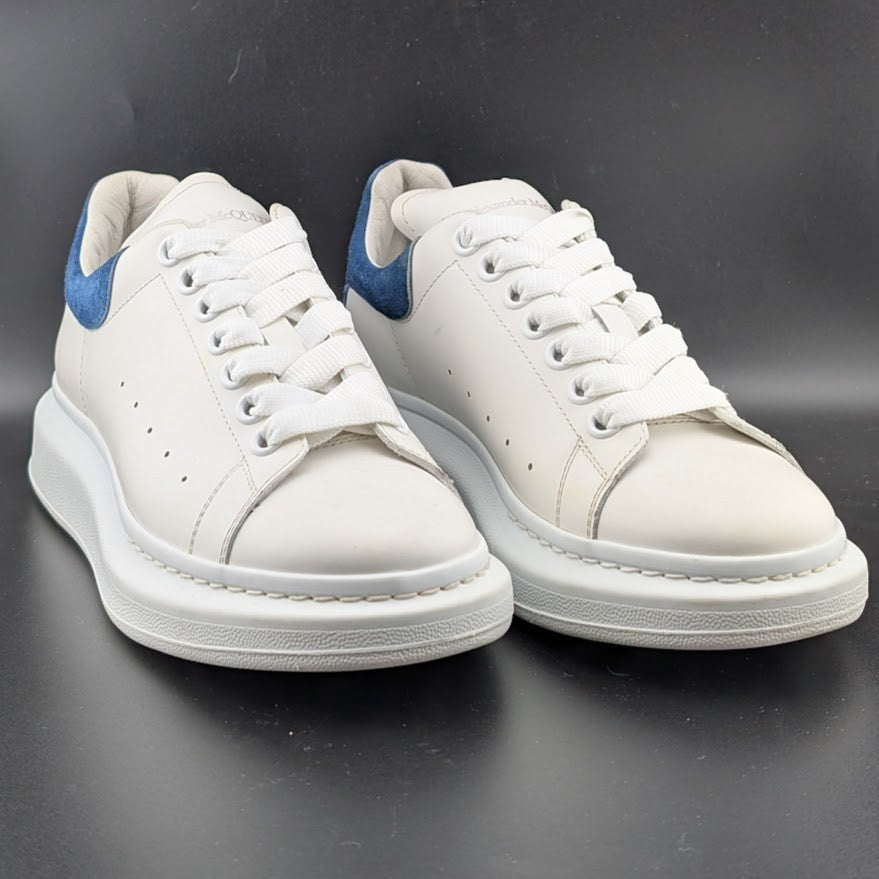 Alexander McQueen Oversized Paris Blue Leather Sneakers - Womens Size 8/Mens 6.5 Alexander McQueen