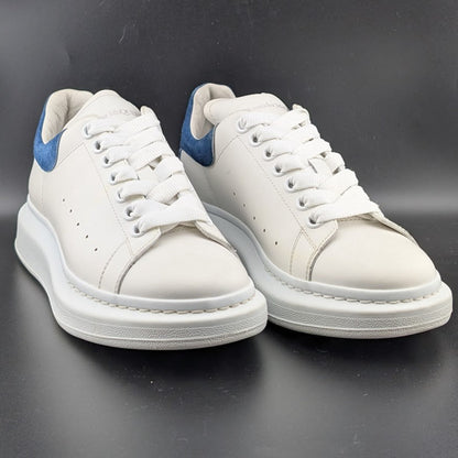 Alexander McQueen Oversized Paris Blue Leather Sneakers - Womens Size 8/Mens 6.5 Alexander McQueen