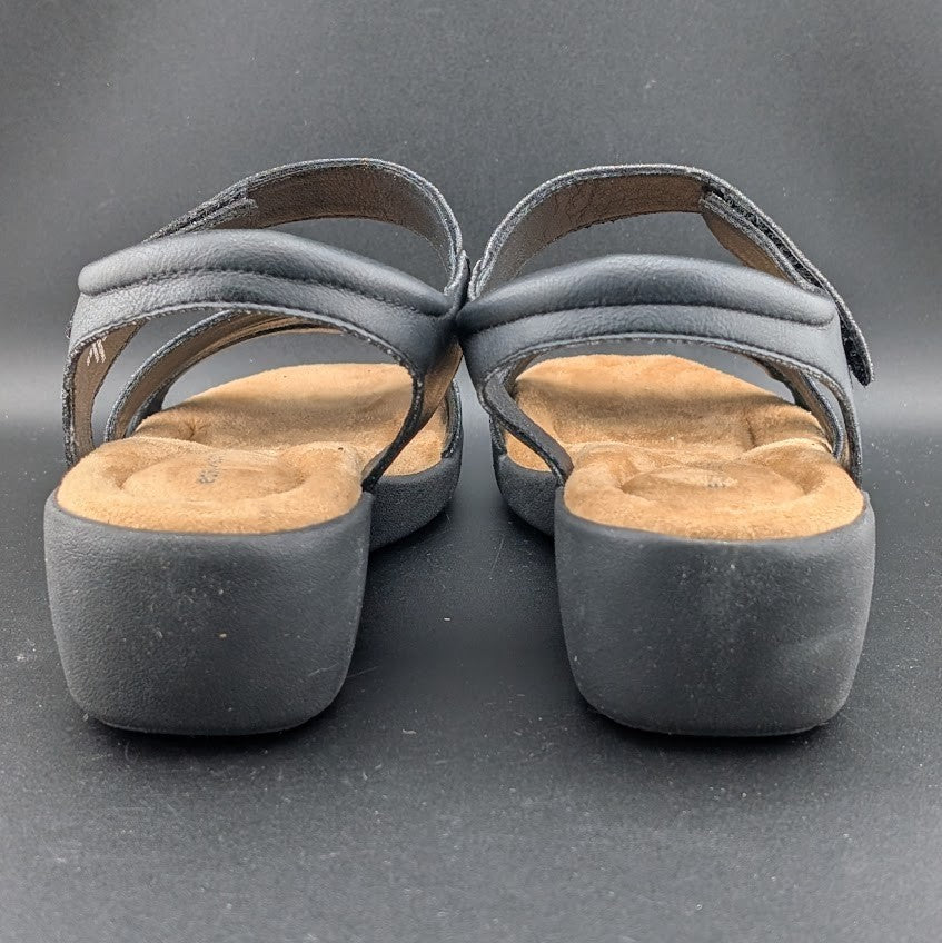 Easy Spirit Women's Size 8M Kenton3 Wedge Sandal w/ Hook & Loop Strap Closure Easy Spirit
