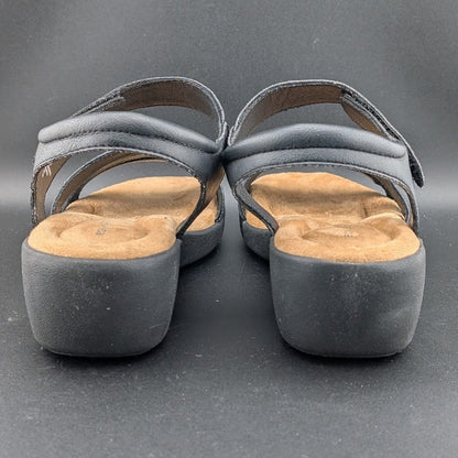 Easy Spirit Women's Size 8M Kenton3 Wedge Sandal w/ Hook & Loop Strap Closure Easy Spirit