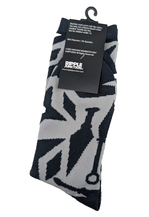 Ripple Junction 2 Pair Naruto Shippuden Adult Anime All Over Print Crew Socks Ripple Junction