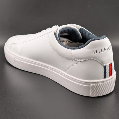 Tommy Hilfiger Men's Size 10M Brecon Cup Sole White Sneakers Tommy Hilfiger