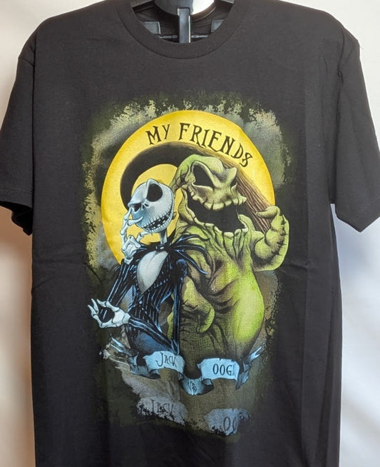 Official Universal Studios Nightmare Before Christmas T-Shirt Size L Black NWT Universal Studios Hollywood