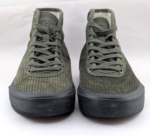 Vans Crockett High Decon Corduroy Olive/Black Men's US Sz 7 Sk8 New Rare Halfcab VANS