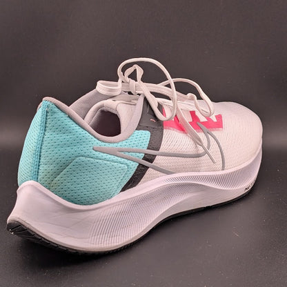 Nike Air Zoom Pegasus 38~Mens Size 13~White Wolf Grey Hyper Pink~Customer Return Nike