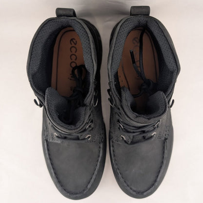 ECCO TRACK 25 Women Size 7-7.5/EU 38 Waterproof Plain Toe Boots Rold Mid GTX ECCO
