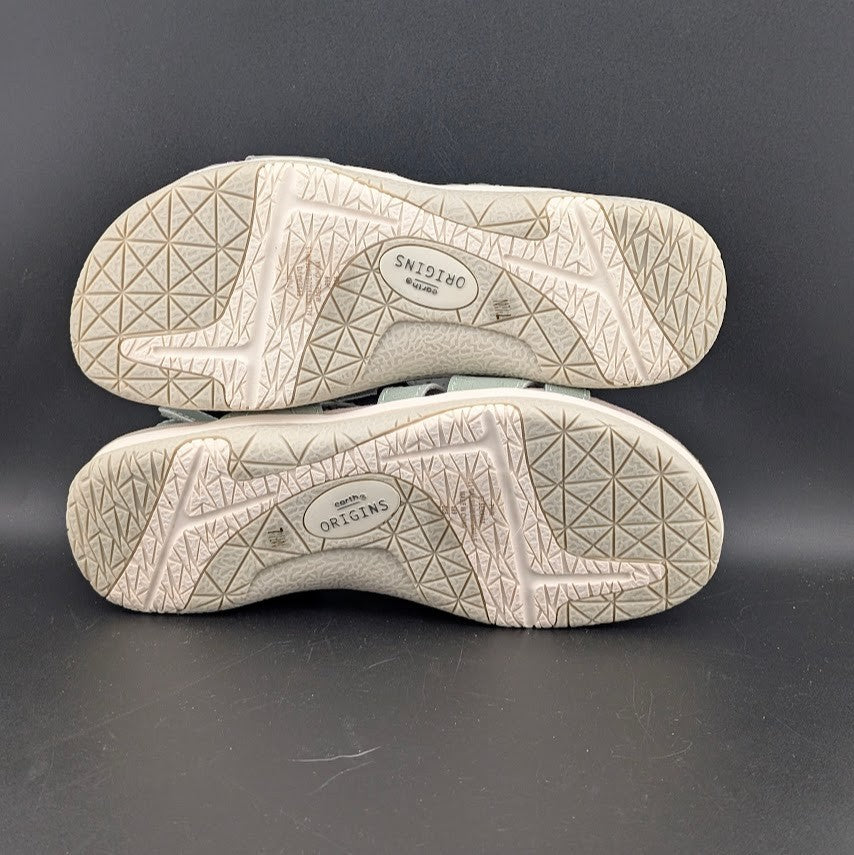 Earth Seravi3 Women's Size 7.5W Sandal Light Green Memory Foam Footbed Earth