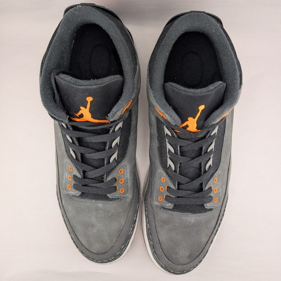 Nike Men's Size 13 Air Jordan 3 Retro Sneakers Fear Pack Grey (2023) CT8532 080 Jordan