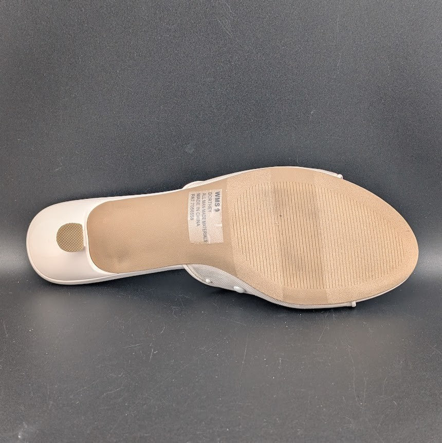 DV by Dolce Vita Size 9 Dorthey Pearl Slides Women's Dress Sandal Dolce Vita