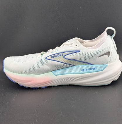 Brooks Women's 10.5 Glycerin GTS 22 Athletic Sneaker White/Limpet/Amparo $175.00 Brooks