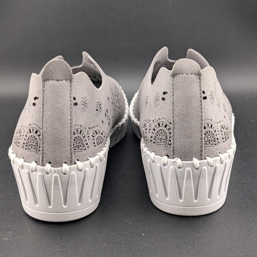 Bernie Mev Memory Foam TW09 Gray Shoes Slip-on Cutouts EU 36 or 41 (US 6 or 9.5) Bernie Mev