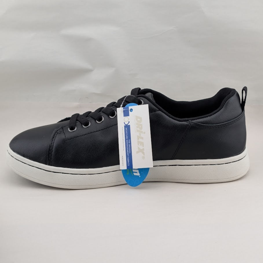 DREW SKATE 40999-12 Mens SKATE Black Leather Lifestyle Sneakers Sizes 7.5 & 8 Drew