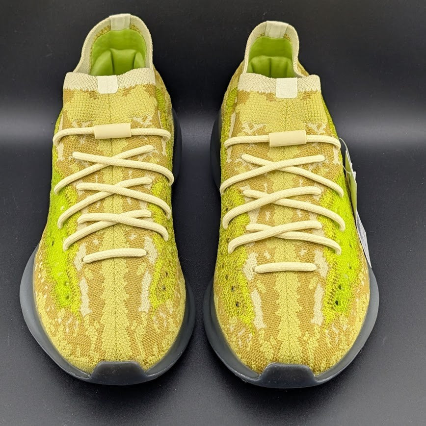 adidas Size 10 Yeezy Boost 380 Hylte Yellow Green Primeknit Men's Sneaker FZ4990 adidas