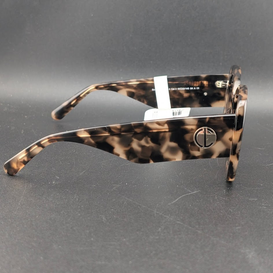 Carolina Lemke Berlin Designer Oversized Square "Kanella" Sunglasses Tortoise Carolina Lemke