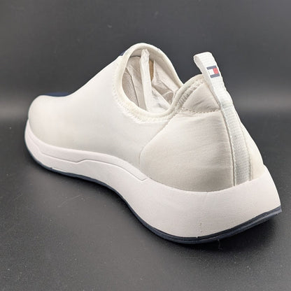 New Womens Tommy Hilfiger Arizel White Slip On Casual Sneakers Size 11M NWOB $75 Tommy Hilfiger