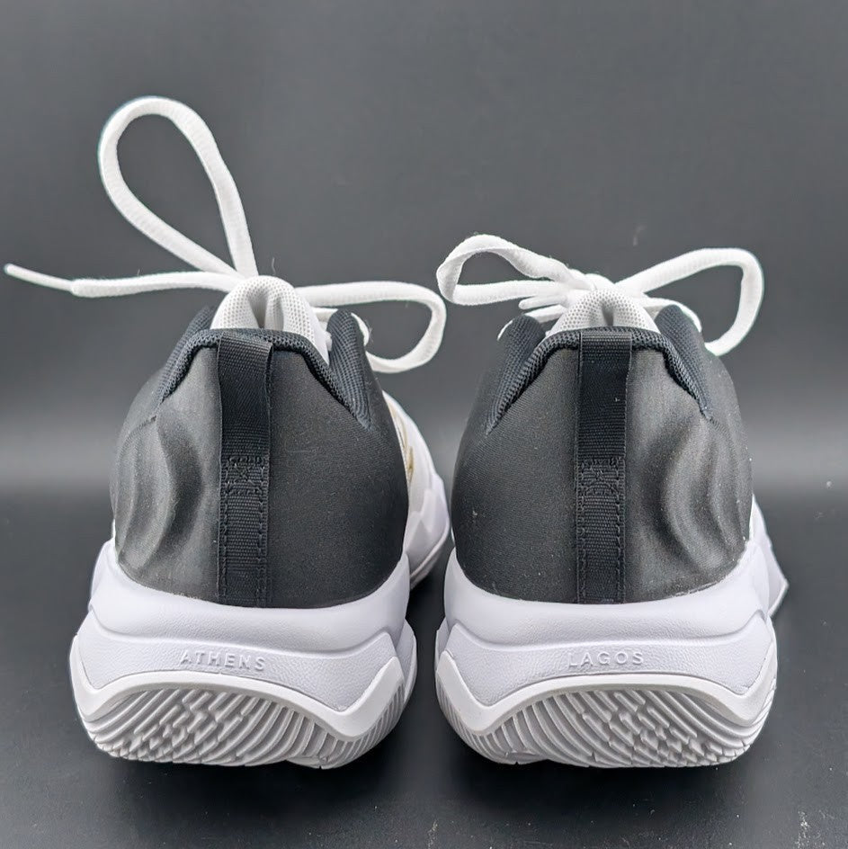 Nike Kids 7/Wos 8.5 Giannis Immortality Basketball Shoes White Gold FZ6734-100 Nike