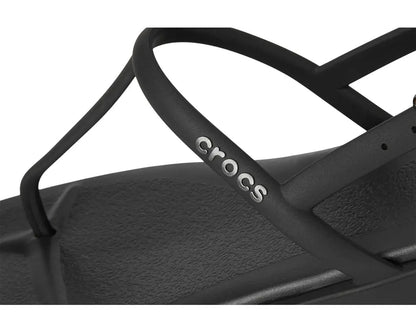 Crocs Miami Sandals Women's US 9 Black Adjustable Strap Thong Flip Flop 209793 Crocs