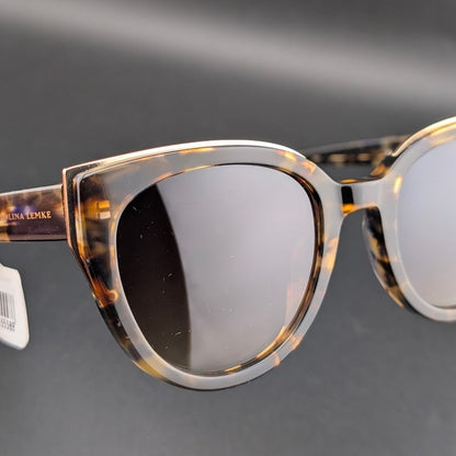 Carolina Lemke Berlin Isla CL9143-2 Oversized Cat Eye Tortoise UV400 Sunglasses Carolina Lemke