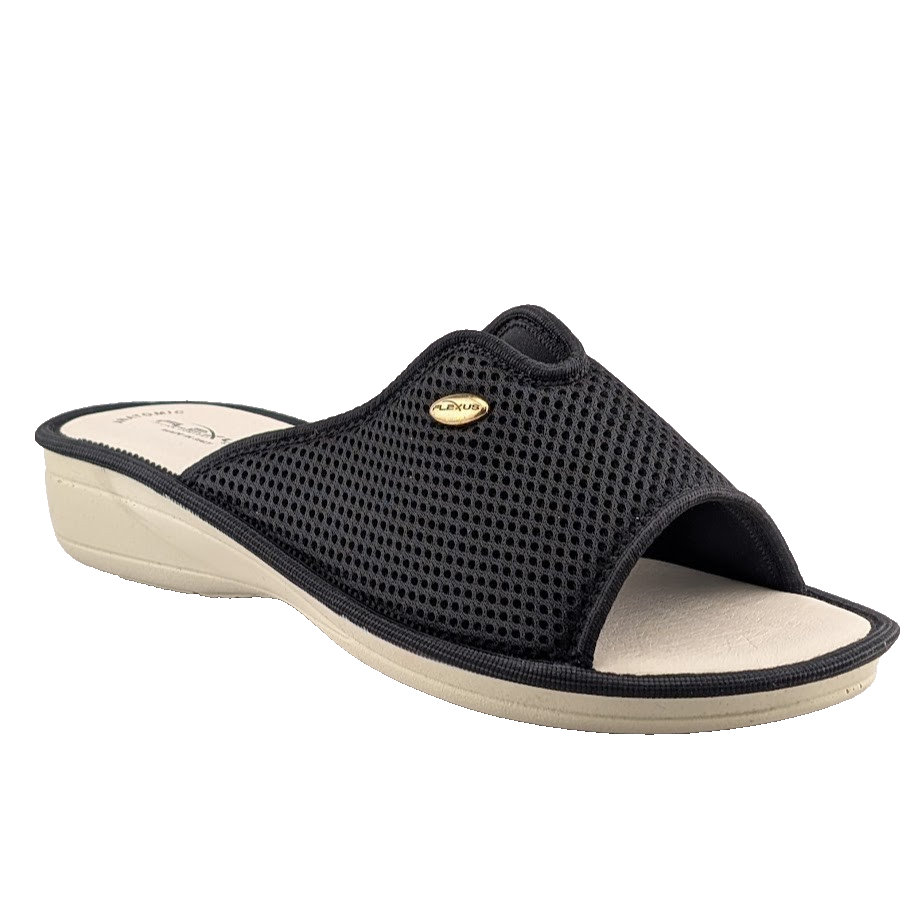 Flexus by Spring Step Hildy-B Women's Size 9 Slide Sandals Black NEW Flexus by Spring Step